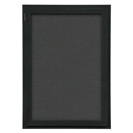 United Visual Products Indoor Enclosed Combo Board, 72"x36", Satin Frame/Grey & Dark Spruce UVCB7236-GREY-DRKSPR